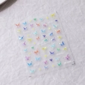 3D-Holografische Schmetterling-Nagelaufkleber M-101 mit schillerndem Glanz-Effekt - M101 Stil (M101)