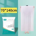 Thickened 70x140cm white disposable bath towel in portable single pack for travel - 70*140cm