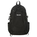 Large capacity black tactical travel backpack with white BAYORE logo on high-density nylon - Black