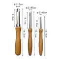 Three professional clay sculpting tools in different sizes with exact measurements - Hole Punchers #2 #3 And #4 Packaged In Opp Bags.