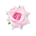 Pink gradient fabric artificial rose flower hair clip and brooch dual-purpose accessory - Light Pink