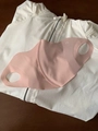 Pink breathable ice silk cooling face mask with sun protection for women in summer - Seamless Ice Silk Style / Pink