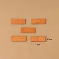 Five-piece set of miniature wooden sled base parts for DIY Christmas decor models - Wooden Plate Set 1 (5pcs)