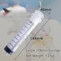 100ml pet nursing syringe with silicone nipple for kittens and puppies feeding - Single 100mL Syringe