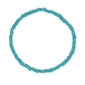 Bracelet fait main en perles vert turquoise avec cordon élastique pour le quotidien - Vert Turquoise