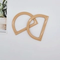 Detalle de asas de resina beige en forma de D con acabado brillante para bolsos de mano - Amarillo