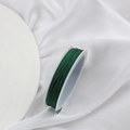 Dark green 72 jade thread spool for DIY jewelry braiding and Chinese knotting crafts - 10m / Dark Green