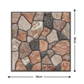 3D vintage stone texture self-adhesive 30x30cm wall sticker for surface renovation - 503-Stone Mosaic