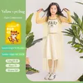 Imperméable jaune enfant portable, poncho épais jetable pour voyages à l'extérieur - Haut (Pack de 1 Pièce Enfants) / Jaune Citron Enfants