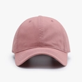 Minimalist soft top cotton baseball cap for men and women in soft dusty rose pink - Adjustable / Flesh Pink