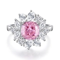 US 6 / Cushion Cut Pink Zirconia (FDJZ-057)