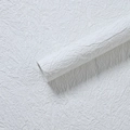 White handcrafted stone-textured crinkled gift wrapping paper in roll with fine natural wrinkles - 60x60cm (5 Sheets/Pack) / Moon White