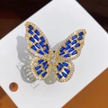 Goud Blauw Zirkoon