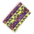 Elastic yoga headband featuring a vibrant purple and yellow bird pattern and butterfly print - 11# Purple Yellow Stripe Bird