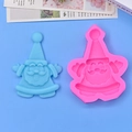 3D Santa Claus house silicone mold for DIY baking, cakes, mousse, and chocolates - Santa Claus Shape (Style 2)
