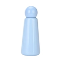 Light blue minimalist 304 stainless steel thermal bottle with a unique spherical cap - 500ml / Sky Blue