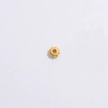 Intercalaire flocon de neige en argent S925 doré pour la création de bijoux DIY - 3.5*3.5mm / 5 Pièces/Paquet