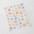 Fireworks theme 5D embossed nail art sticker M-206 with colorful glitter patterns - Fireworks Series (M-206)