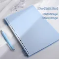 Light blue A5 spiral notebook with 160 pages and matching ballpoint pen set - Loose-leaf Spiral Notebook Set (with Pen) / A5 Loose-leaf Spiral / Light Blue