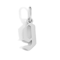 Polished silver gothic letter g pendant charm for DIY necklaces and bracelets - Letter G / Steel