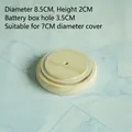 8.5cm round wooden base with 3.5cm battery hole for DIY preserved flower domes - Wooden Base / Wooden Base for 7CM Dome