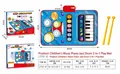 Detailliertes Datenblatt für die 80x50cm Kinder Klavier- und Jazz-Drum-Musikmatte - LT757-57 Blau