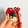 3D resin fridge magnet featuring a Spanish matador and bull with Spain lettering - (54) Spain Bullfighting