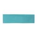 Elastic turquoise yoga headband with breathable texture for sports and fitness - Teal