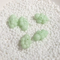 Five pieces of light green cloud-shaped acrylic beads for DIY jewelry making - 17*24mm / Small Green 1pc
