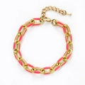 Gold + Bright Pink