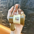 Llavero creativo de megáfono con grabación Capybara para mochilas en marrón y beige - Colgante Altavoz de Grabación de Capibara / Marrón