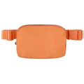 Waterproof nylon sports waist bag in vibrant orange with adjustable strap and buckle - 20.5*14*5cm / Orange