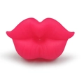 Funny rose red silicone pacifier with giant lip shape for babies and infant play - Lip / Red