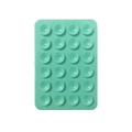 Mint green silicone suction cup phone mat with 24 suctions on a clean white background - Standard Style (24-Suction Cup) / Lake Green