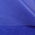 Close-up of deep blue floral wrapping paper featuring sparkling laser sequins texture - Glitter Royal Blue