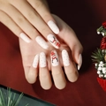 JP1273-White Red Dot Reindeer