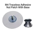 M4 spurloser Schraubaufkleber mit Metallbasis für DIY Schubladengriffe und Montage - M4 Spurenloser Schraubenaufkleber + Griffsockel-Set