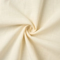 Gros plan sur la texture du tissu en coton crème respirant et les motifs tissés - S / Blanc Cassé