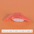 Modèle réaliste de sushi au saumon, faux nigiri de 10 cm pour vitrine de restaurant - Sushi au Saumon