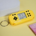 Mini console di gioco Tetris gialla portachiavi con tasti e uno schermo LCD - Stile PSP Giallo Brillante