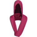 U-shaped magenta cooling hooded towel made of breathable mesh for sun protection - New Pullover Style / 75*48CM / Rose Red