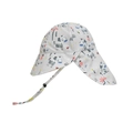 Cappello da sole per bambini con stampa zebra protezione nuca e laccetto regolabile - 52-54cm / Motivo Zebra Bianco