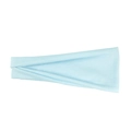 Elastic light blue sports headband for yoga and running with breathable fabric - Pale Sky Blue