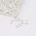 Silver U-shaped wire guards for DIY jewelry making and beading wire protection - Silver