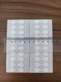 Points adhésifs double-face transparents de 1cm avec languettes sur bois - Avec poignée / 0,5 mm d'épaisseur * 1 cm de diamètre (20 pièces/feuille)