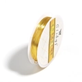 Golden 0.5mm tarnish resistant copper wire for DIY jewelry making on a spool - 0.3mm / Gold (Tarnish Resistant)