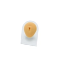 Silicone belly button model on acrylic stand for professional body piercing practice - Flesh Tone (Navel) With Stand