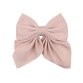 Dusty pink large fabric bow hair clip for school style and Lolita girl outfits - Dusty Pink