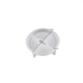 Moule en silicone pour pot strié de 8cm pour résine et contenants de bougies DIY - Couvercle Universel