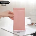 Funda de gafas en cuero rosa con cierre de resorte metálico y diseño elegante 18x9cm - Mediano / rosa intenso